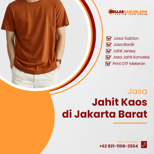 Jasa jahit kaos di Jakarta Barat