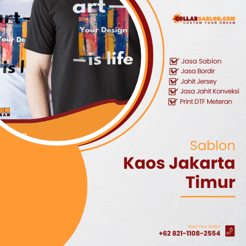 sablon kaos jakarta timur