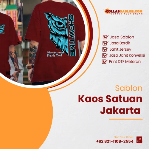 Sablon kaos satuan jakarta