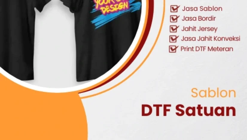 Sablon DTF satuan