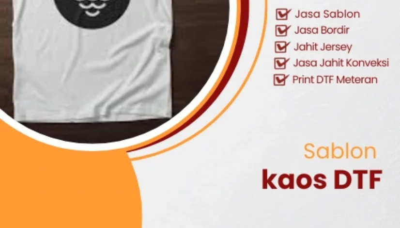 Sablon kaos DTF