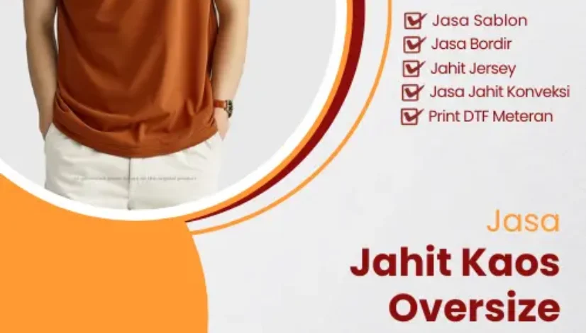 Jasa Jahit Kaos Oversize