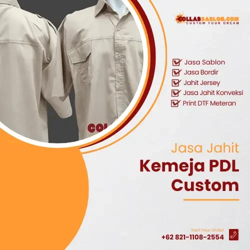 Jasa Jahit Kemeja PDL Costum