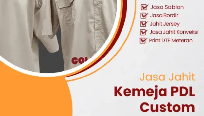 Jasa Jahit Kemeja PDL Costum