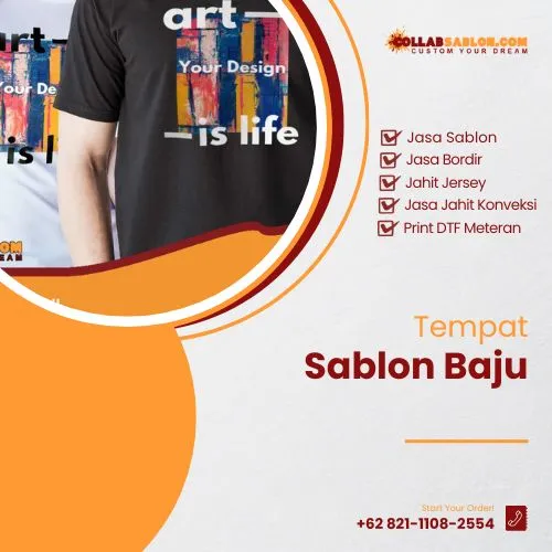 Tempat Sablon Baju