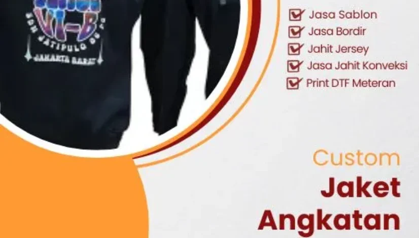 Custom jaket angkatan
