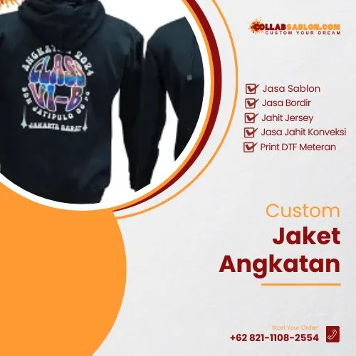 Custom jaket angkatan