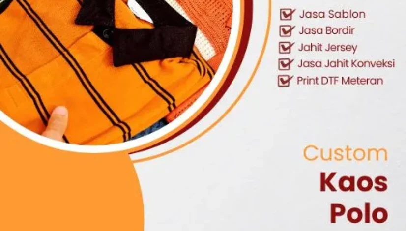 custom kaos polo