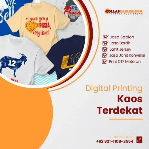 Digital Printing Kaos Terdekat