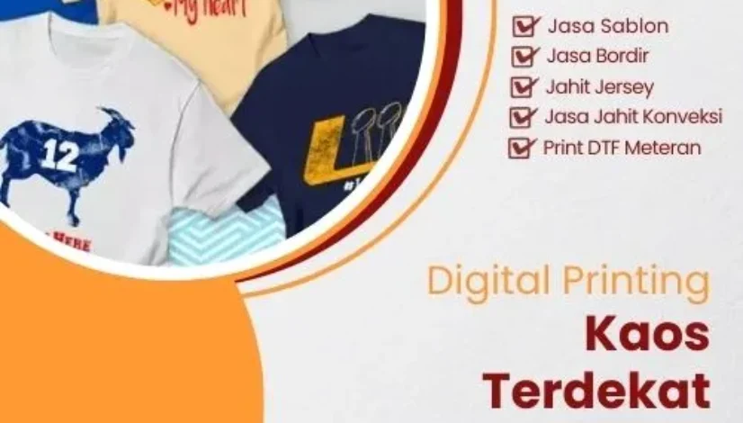 Digital Printing Kaos Terdekat