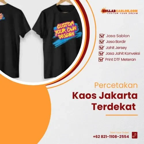 Percetakan Kaos Jakarta Terdekat