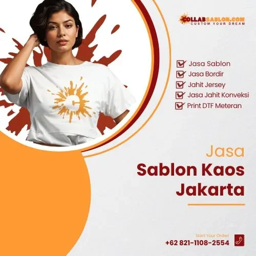 Jasa Sablon Kaos Jakarta