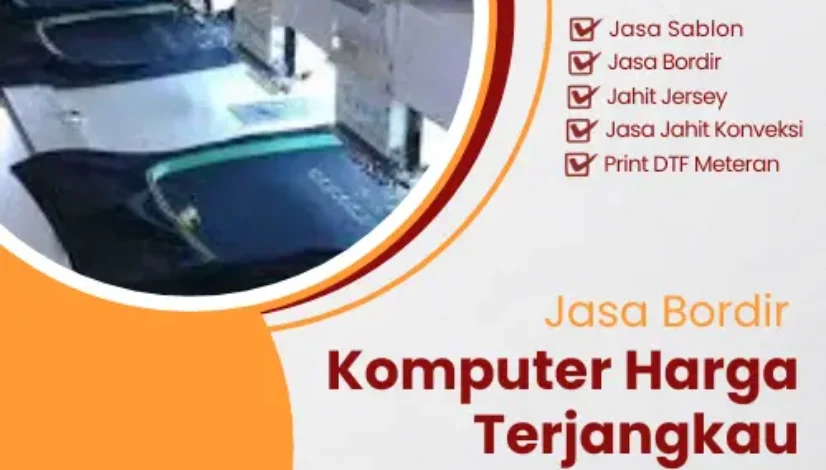 Jasa Bordir Komputer Harga Terjangkau