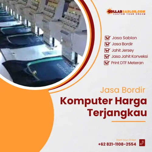 Jasa Bordir Komputer Harga Terjangkau