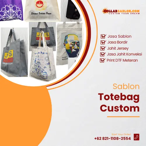 Sablon Totebag Custom