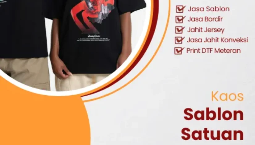 Kaos Sablon Satuan