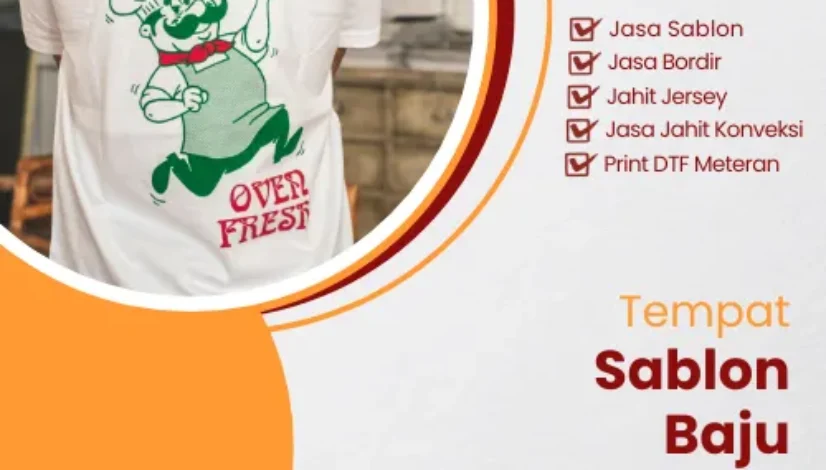 Tempat Sablon Baju