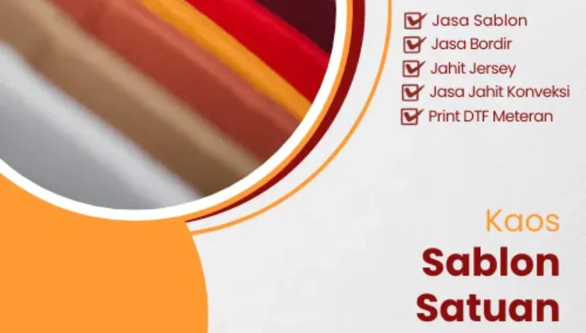 Kaos Sablon Satuan