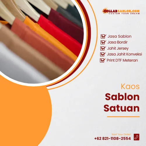Kaos Sablon Satuan
