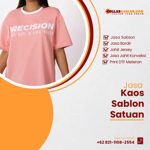 Jasa Kaos Sablon Satuan
