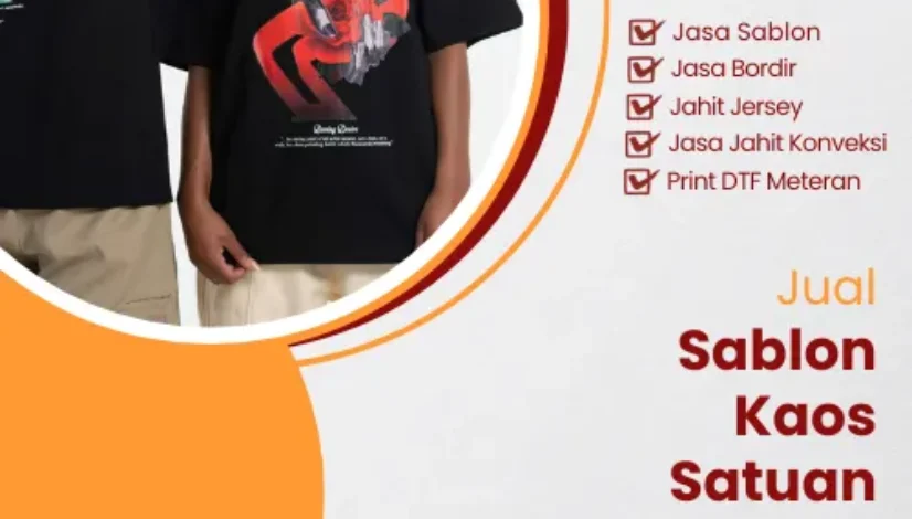 Jual Sablon Kaos Satuan