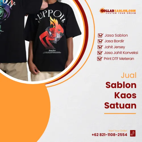 Jual Sablon Kaos Satuan