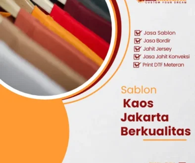 Sablon Kaos Jakarta Berkualitas