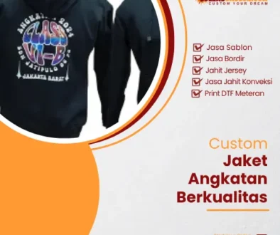 Custom Jaket Angkatan Berkualitas