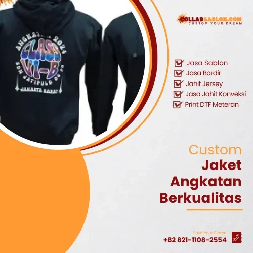 Custom Jaket Angkatan Berkualitas
