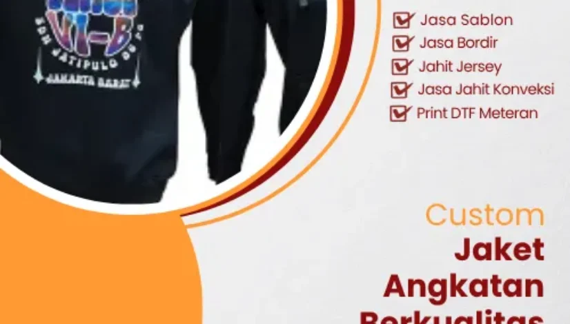 Custom Jaket Angkatan Berkualitas