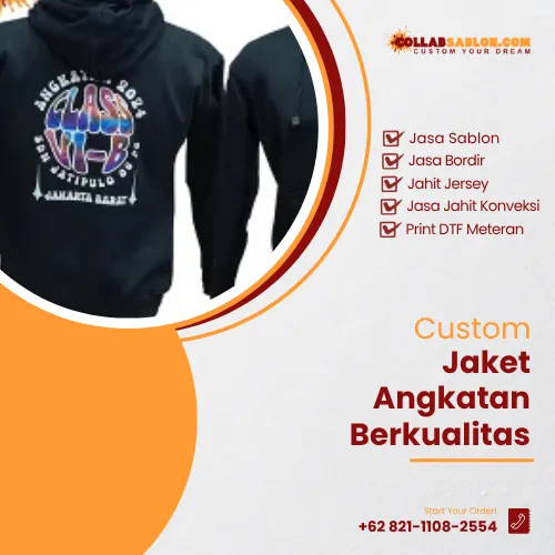Custom Jaket Angkatan Berkualitas