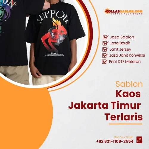 Sablon Kaos Jakarta Timur Terlaris