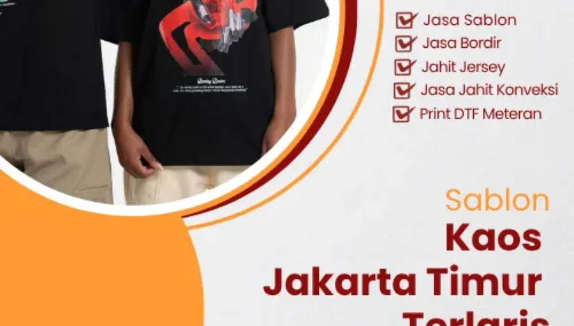 Sablon Kaos Jakarta Timur Terlaris