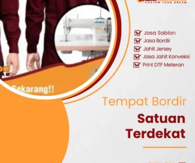 Tempat Bordir Satuan Terdekat Terbaik