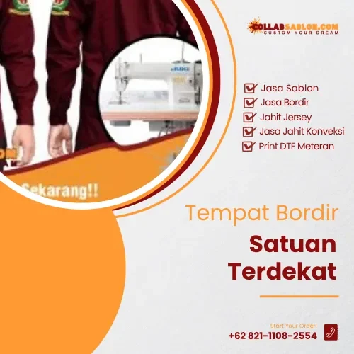 Tempat Bordir Satuan Terdekat Terbaik