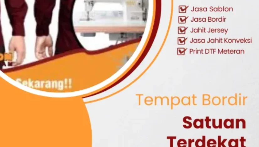 Tempat Bordir Satuan Terdekat Terbaik